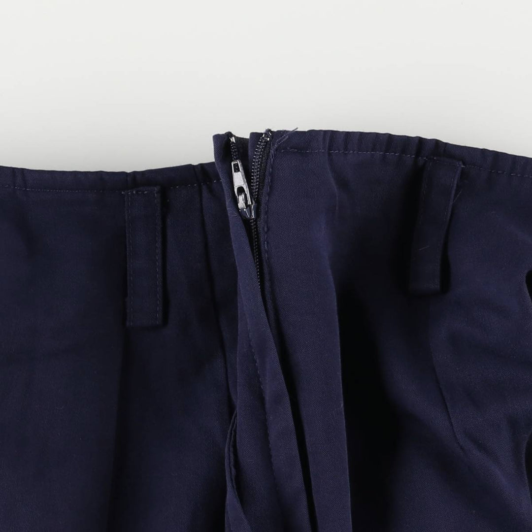 90'S GAP Vintage Two-pleat Rayon Shorts, Women's Size L (W27) Rayon navy blue type Vintage Second Hand