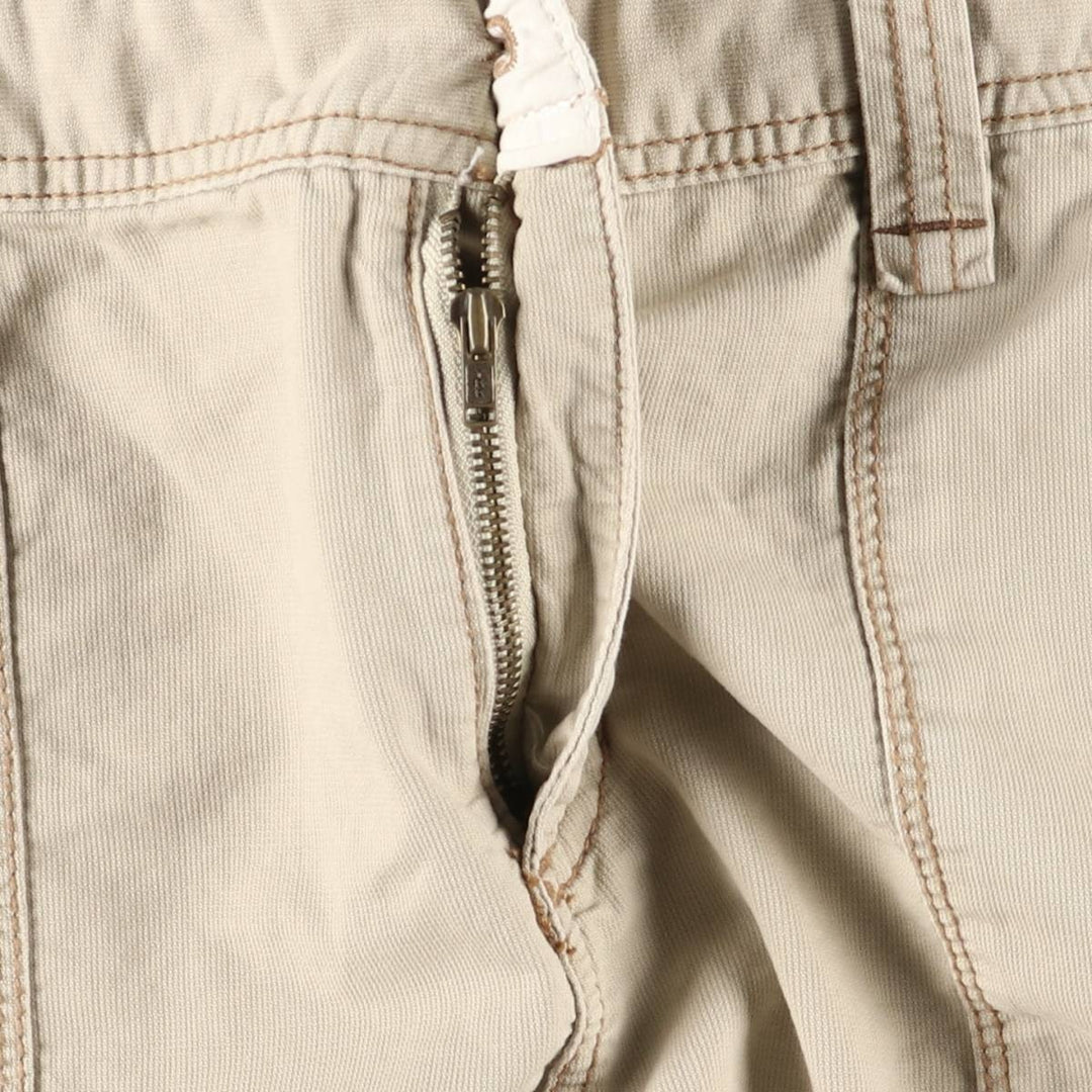 2000'S Ralph Lauren Polo Jeans Company cotton shorts, women's size XXL (w34) cotton Beige type Vintage Second Hand