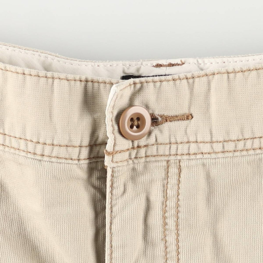 2000'S Ralph Lauren Polo Jeans Company cotton shorts, women's size XXL (w34) cotton Beige type Vintage Second Hand
