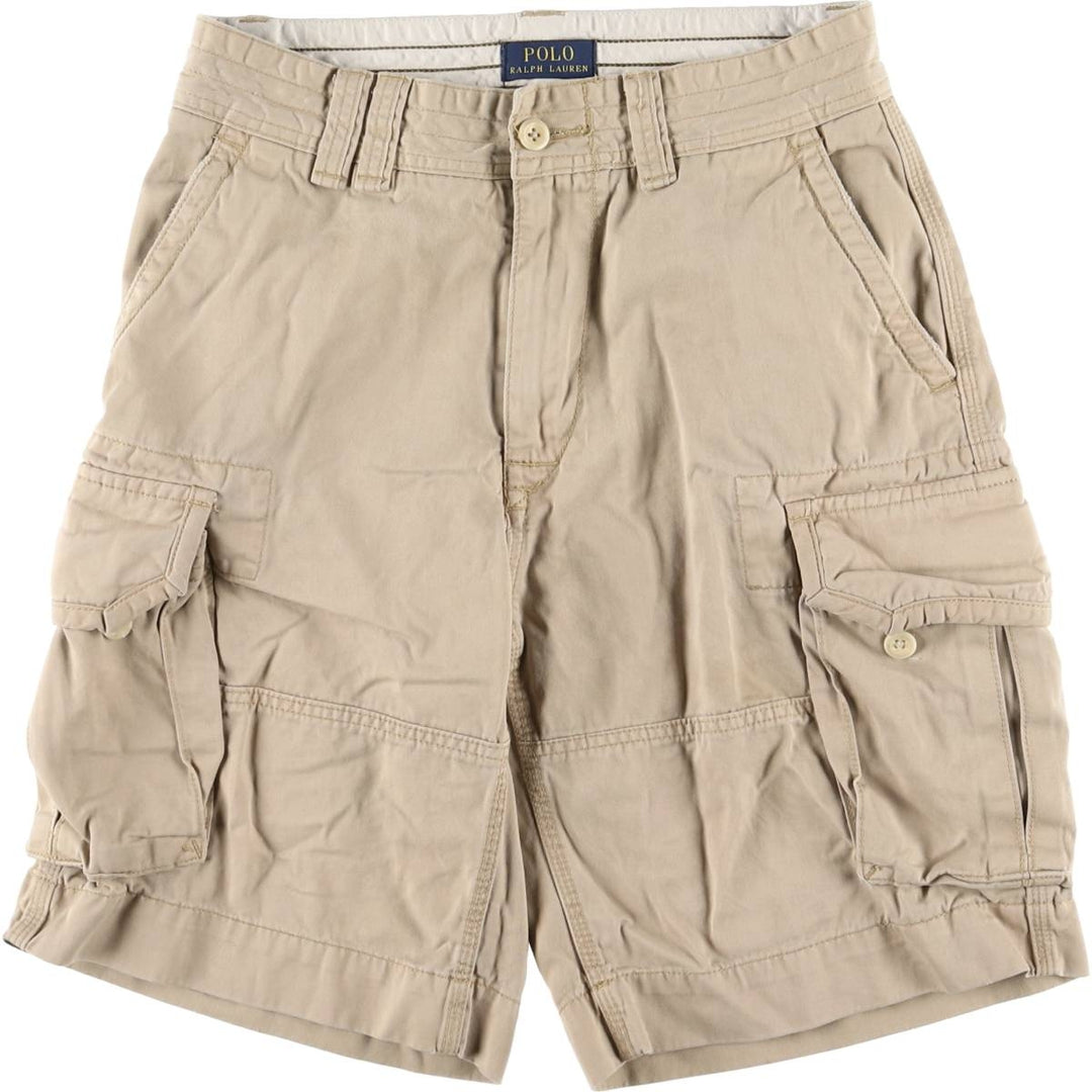 Ralph Lauren POLO RALPH LAUREN cargo shorts, half pants, men's, W30 equivalent cotton Beige type Vintage Second Hand