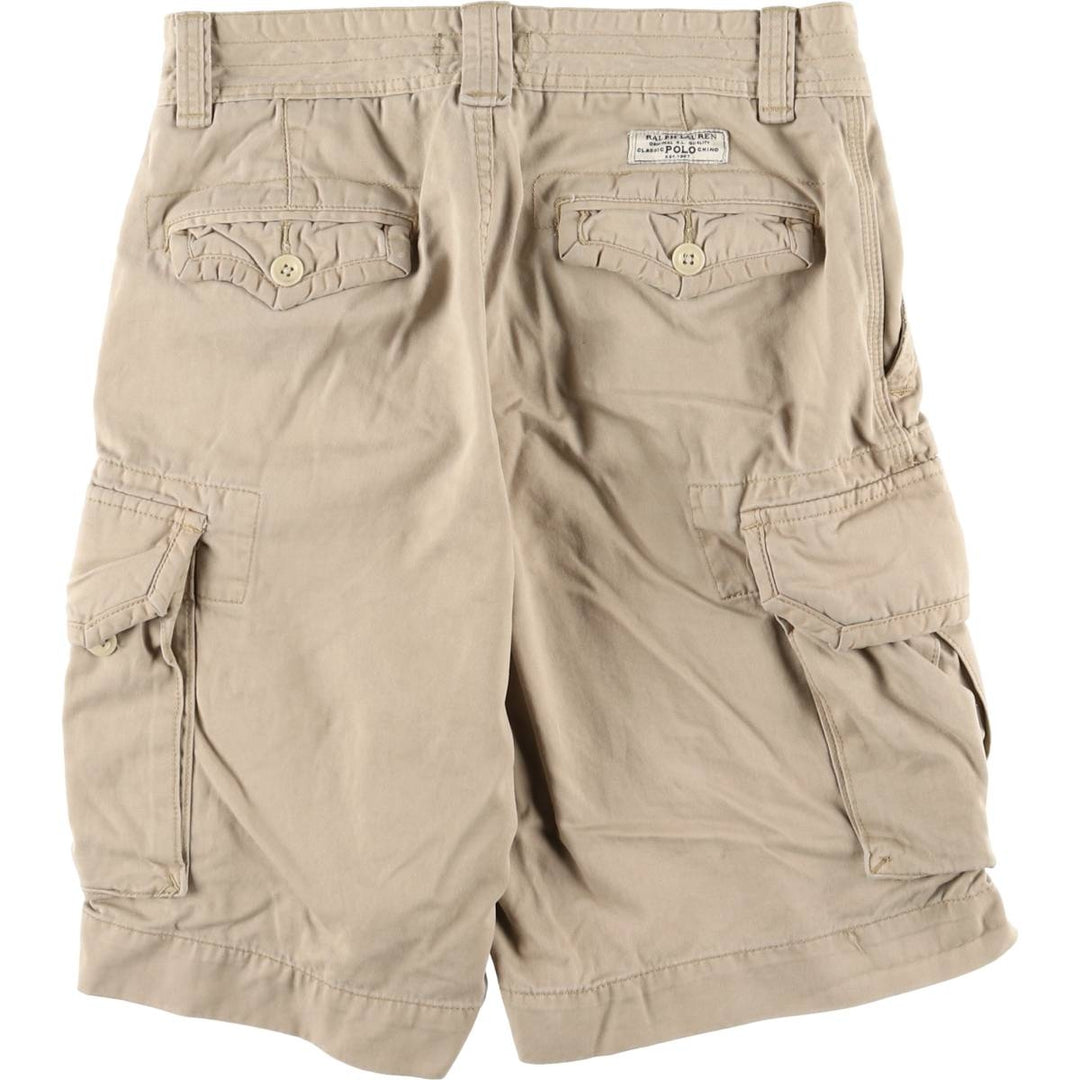 Ralph Lauren POLO RALPH LAUREN cargo shorts, half pants, men's, W30 equivalent cotton Beige type Vintage Second Hand