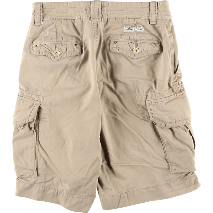 Ralph Lauren POLO RALPH LAUREN cargo shorts, half pants, men's, W30 equivalent cotton Beige type Vintage Second Hand
