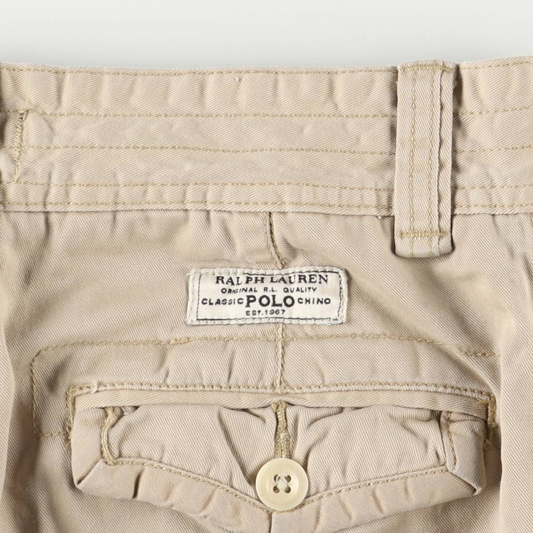 Ralph Lauren POLO RALPH LAUREN cargo shorts, half pants, men's, W30 equivalent cotton Beige type Vintage Second Hand