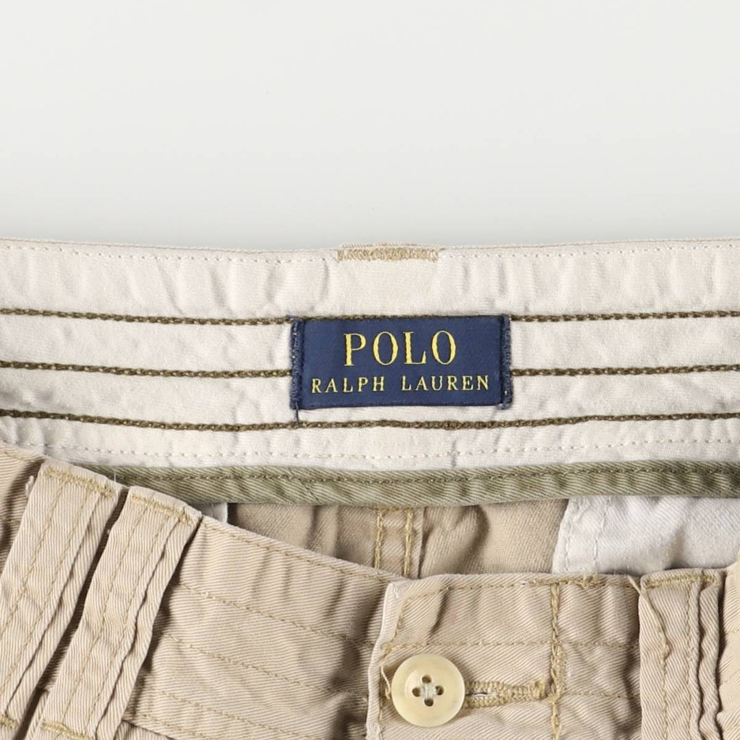 Ralph Lauren POLO RALPH LAUREN cargo shorts, half pants, men's, W30 equivalent cotton Beige type Vintage Second Hand