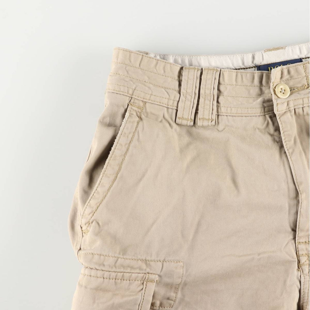 Ralph Lauren POLO RALPH LAUREN cargo shorts, half pants, men's, W30 equivalent cotton Beige type Vintage Second Hand