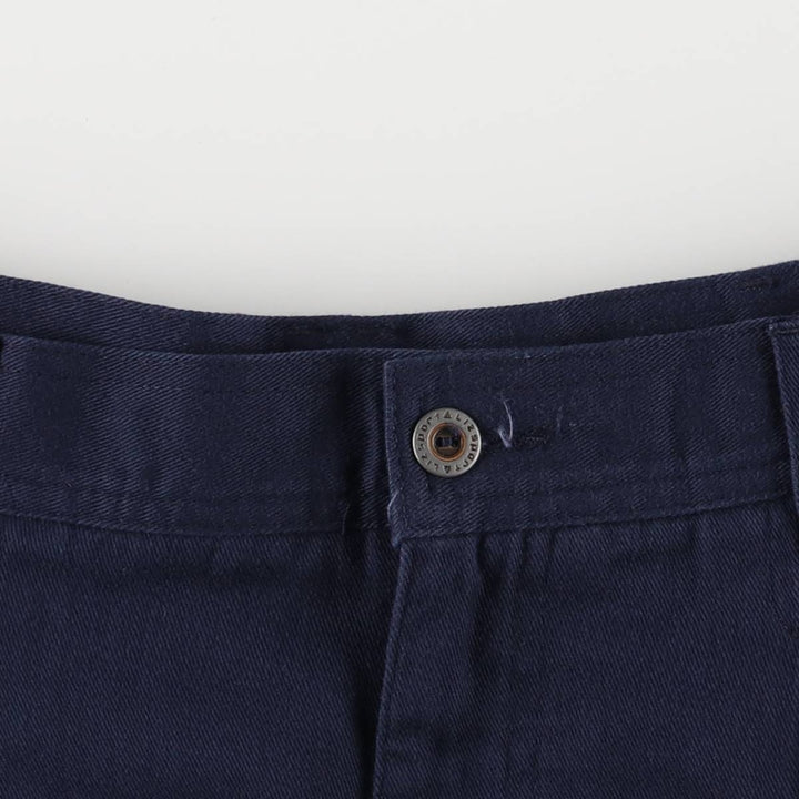 Liz Claiborne Lizsport Two-Pleated Chino Shorts, Women's Size L (W28) unclear navy blue type Vintage Second Hand