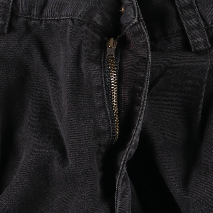 90'S NAUTICA Two-pleat Chino Shorts, Women's L (w30) Vintage cotton black type Vintage Second Hand