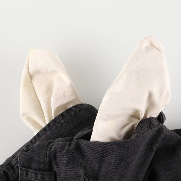 90'S NAUTICA Two-pleat Chino Shorts, Women's L (w30) Vintage cotton black type Vintage Second Hand