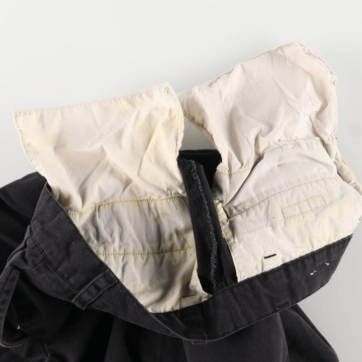 90'S NAUTICA Two-pleat Chino Shorts, Women's L (w30) Vintage cotton black type Vintage Second Hand