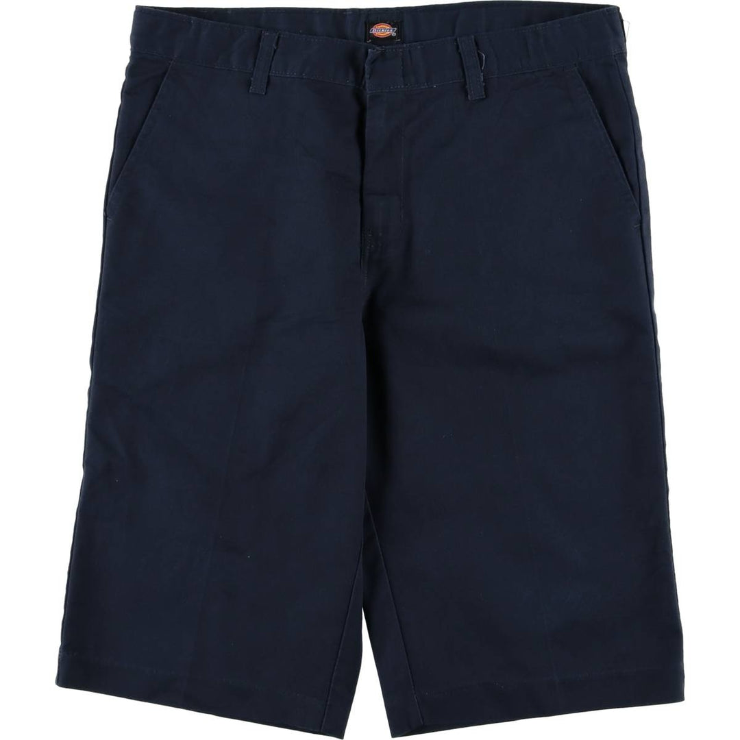 Dickies Work Shorts, Women's, Size XXL (W35) polyester navy blue type Vintage Second Hand