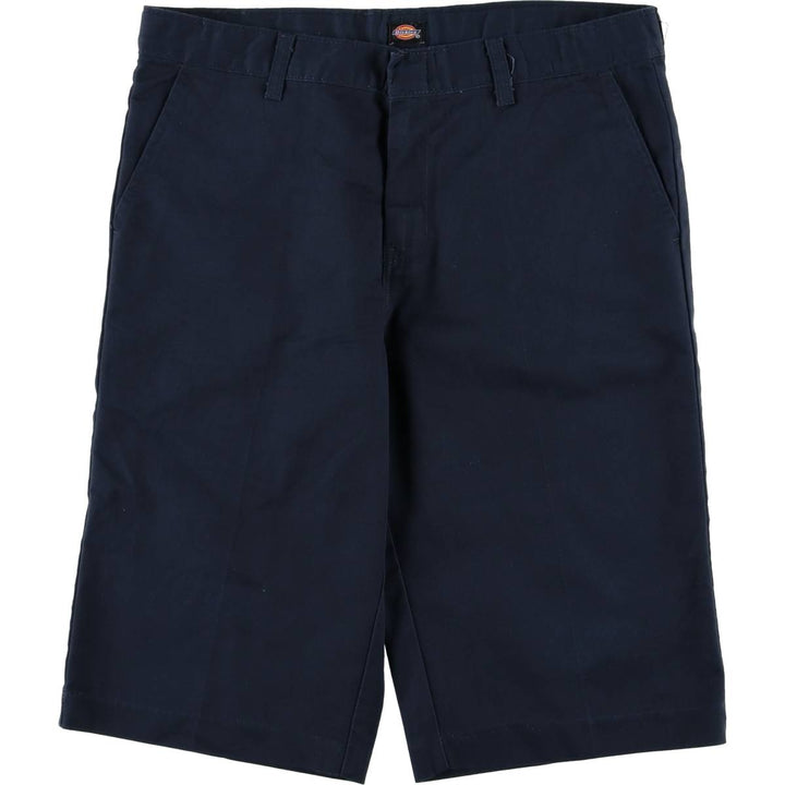 Dickies Work Shorts, Women's, Size XXL (W35) polyester navy blue type Vintage Second Hand