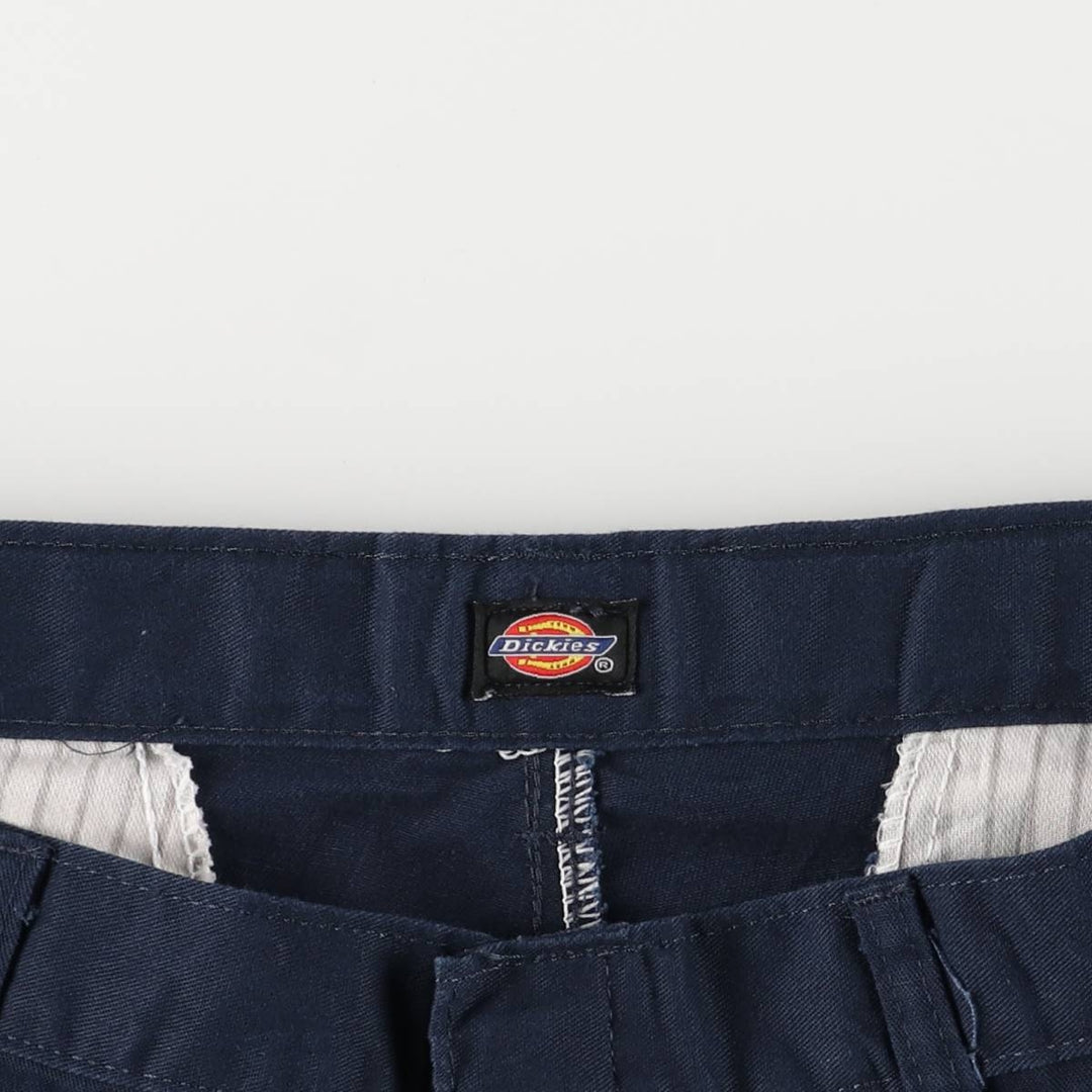 Dickies Work Shorts, Women's, Size XXL (W35) polyester navy blue type Vintage Second Hand