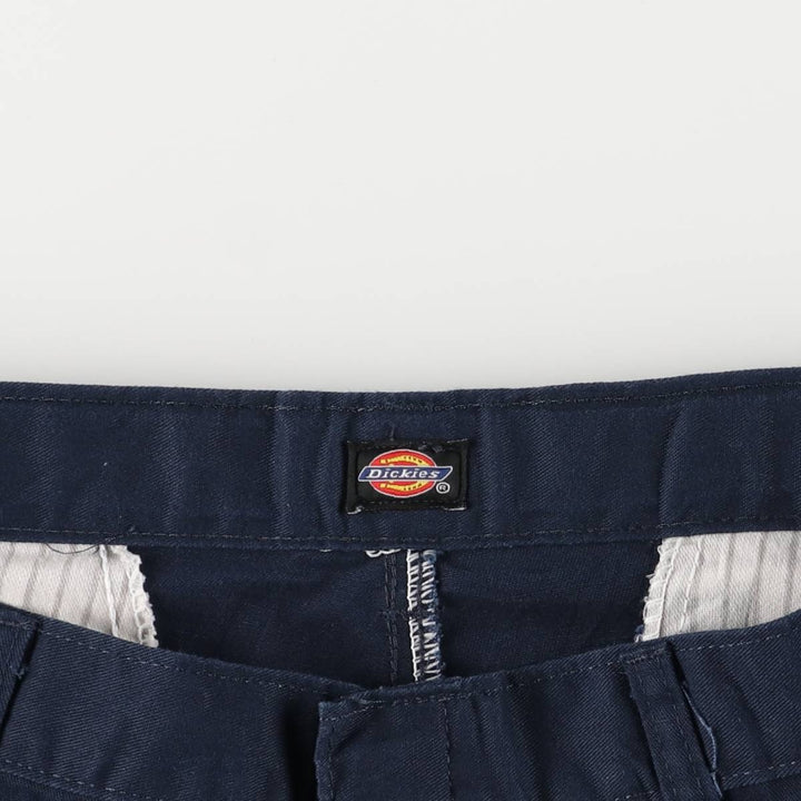 Dickies Work Shorts, Women's, Size XXL (W35) polyester navy blue type Vintage Second Hand
