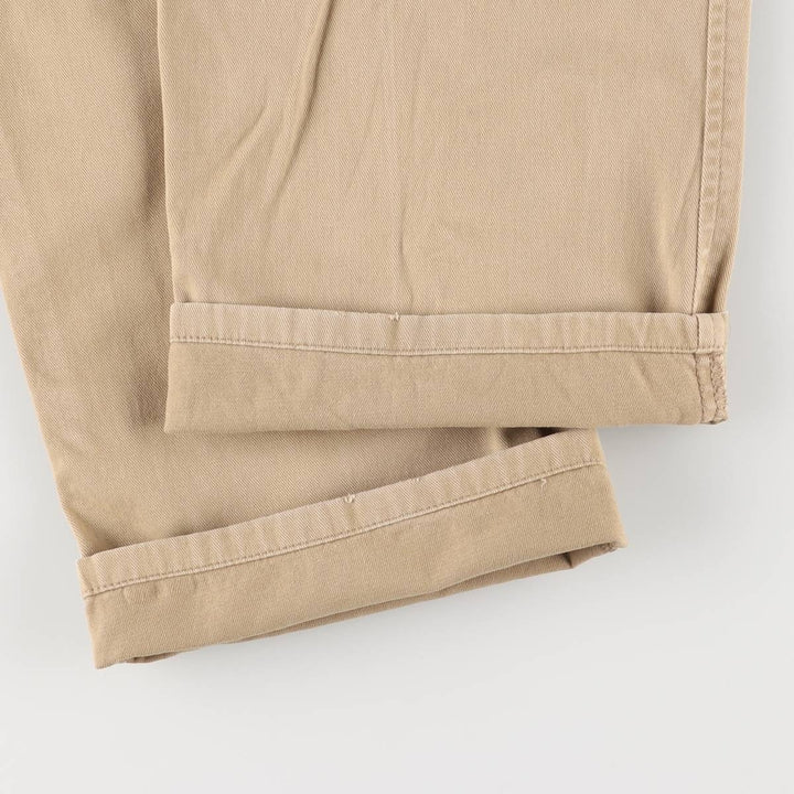 Ralph Lauren POLO by Ralph Lauren Two-pleat Chino Pants for Men, W32 equivalent cotton Beige type Vintage Second Hand
