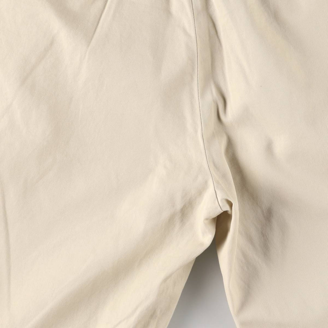 Ralph Lauren POLO by Ralph Lauren HAMMOND PANT, two-pleat chino pants, men's, w34 equivalent cotton Beige type Vintage Second Hand