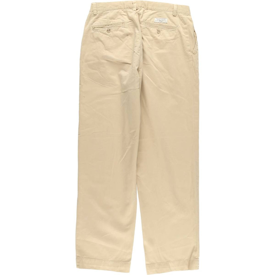 Ralph Lauren POLO by Ralph Lauren PROSPECT PANT Chino pants for men, equivalent to W32 cotton Beige type Vintage Second Hand