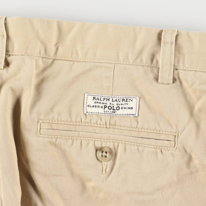Ralph Lauren POLO by Ralph Lauren PROSPECT PANT Chino pants for men, equivalent to W32 cotton Beige type Vintage Second Hand