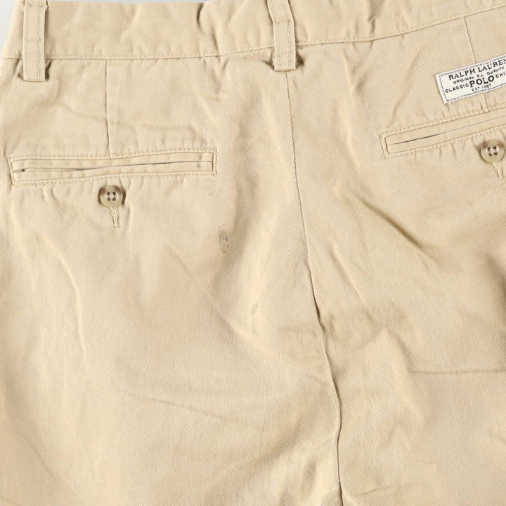 Ralph Lauren POLO by Ralph Lauren PROSPECT PANT Chino pants for men, equivalent to W32 cotton Beige type Vintage Second Hand