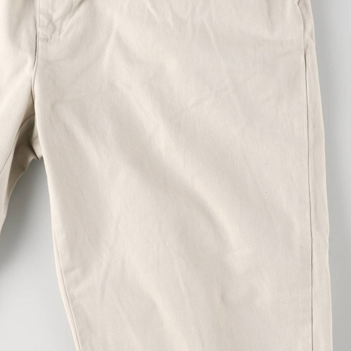 Ralph Lauren POLO by Ralph Lauren HAMMOND PANT, two-pleat chino pants, men's, w34 equivalent cotton ivory Vintage Second Hand