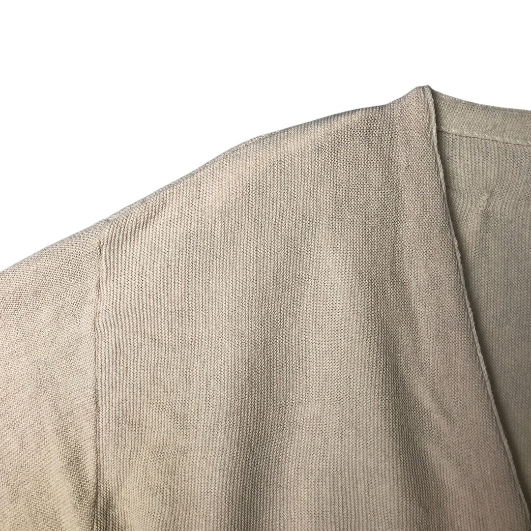 Men's Store Acrylic Knit Cardigan, Made in USA, Men's Size XL Oron Acrylic Beige type Vintage Second Hand