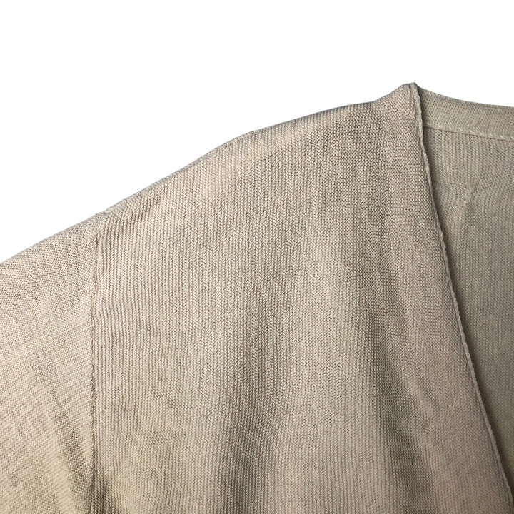 Men's Store Acrylic Knit Cardigan, Made in USA, Men's Size XL Oron Acrylic Beige type Vintage Second Hand