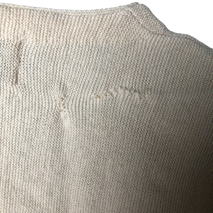 Men's Store Acrylic Knit Cardigan, Made in USA, Men's Size XL Oron Acrylic Beige type Vintage Second Hand