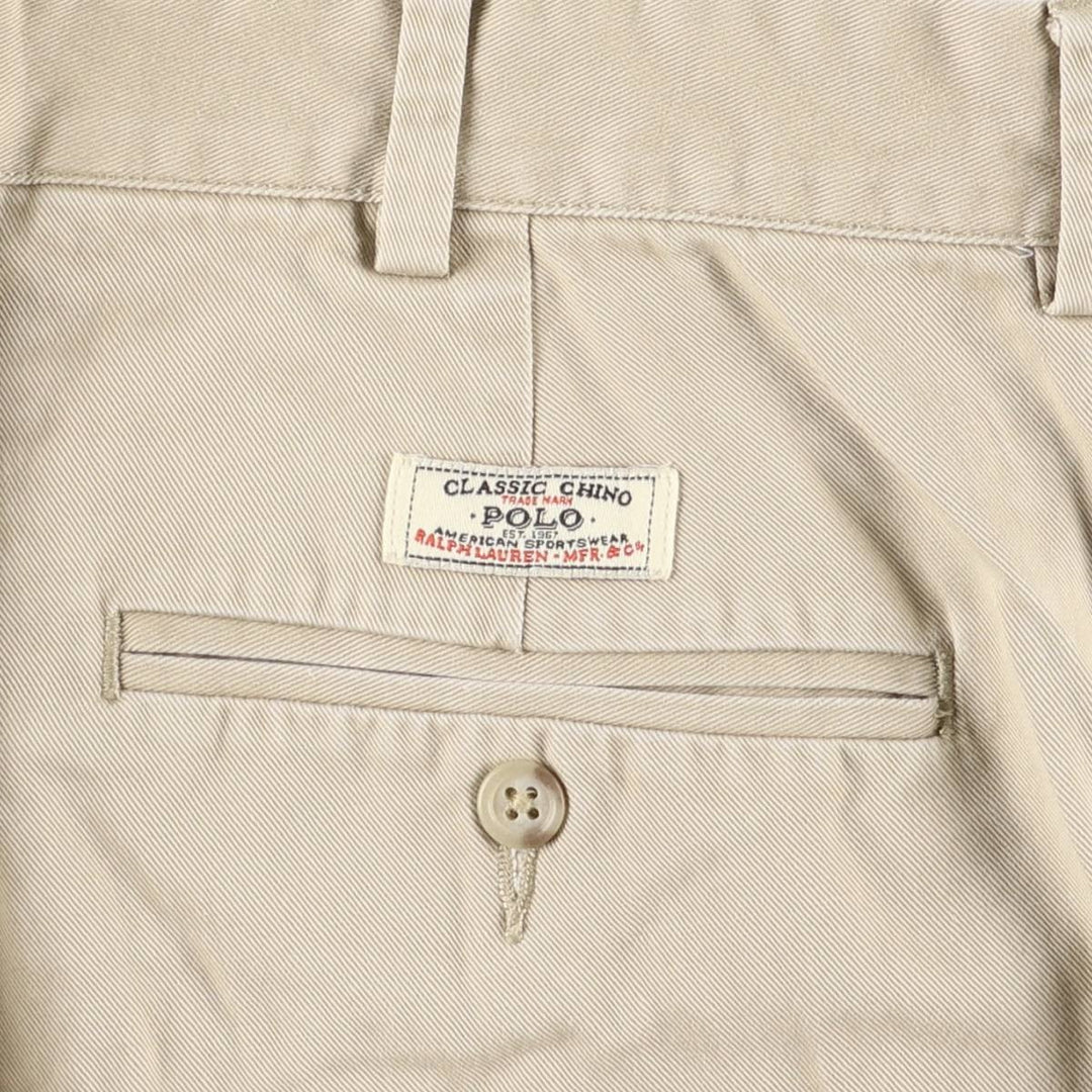 Ralph Lauren POLO by Ralph Lauren Chino Pants Men's W36 cotton Beige type Vintage Second Hand