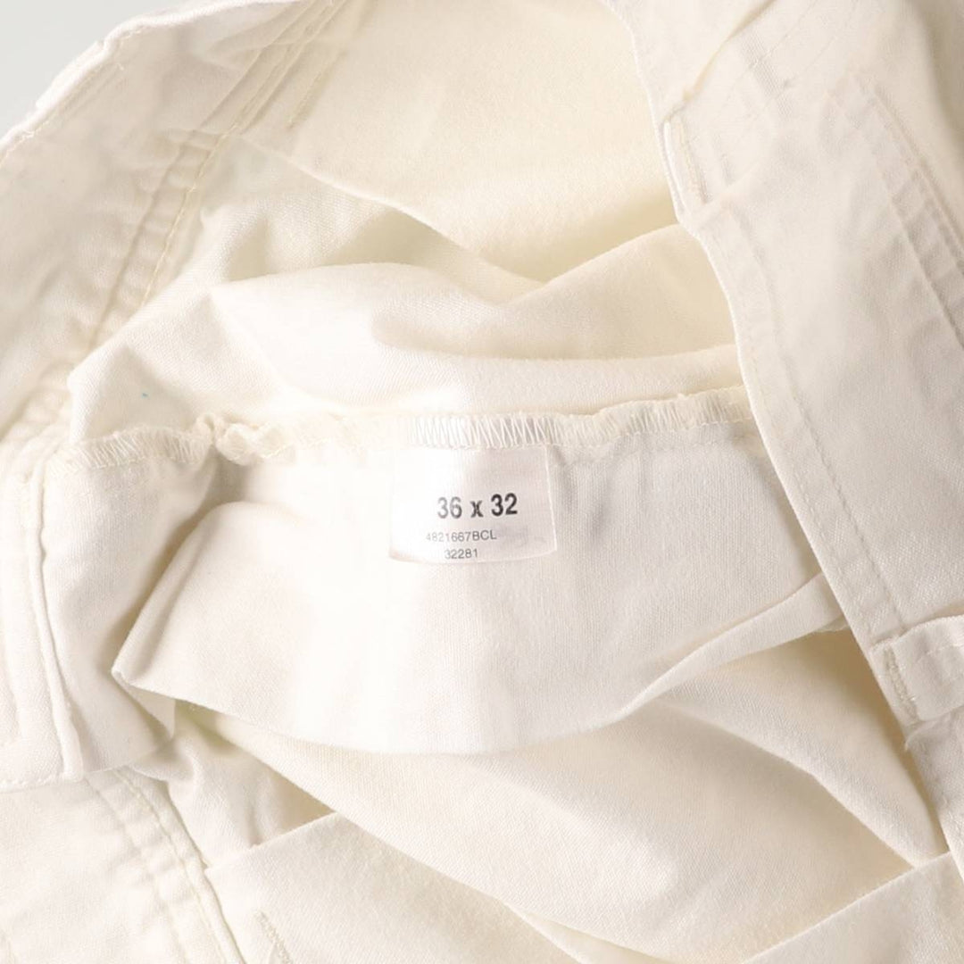 Ralph Lauren POLO SPORT One-Tuck Chino Pants, Men's, Size W35 cotton white type Vintage Second Hand