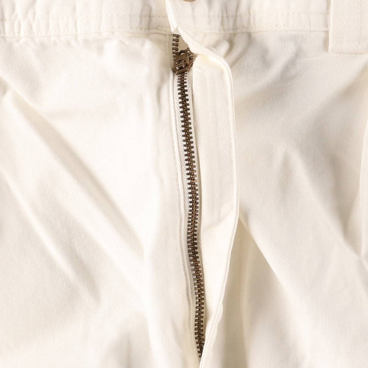 Ralph Lauren POLO SPORT One-Tuck Chino Pants, Men's, Size W35 cotton white type Vintage Second Hand