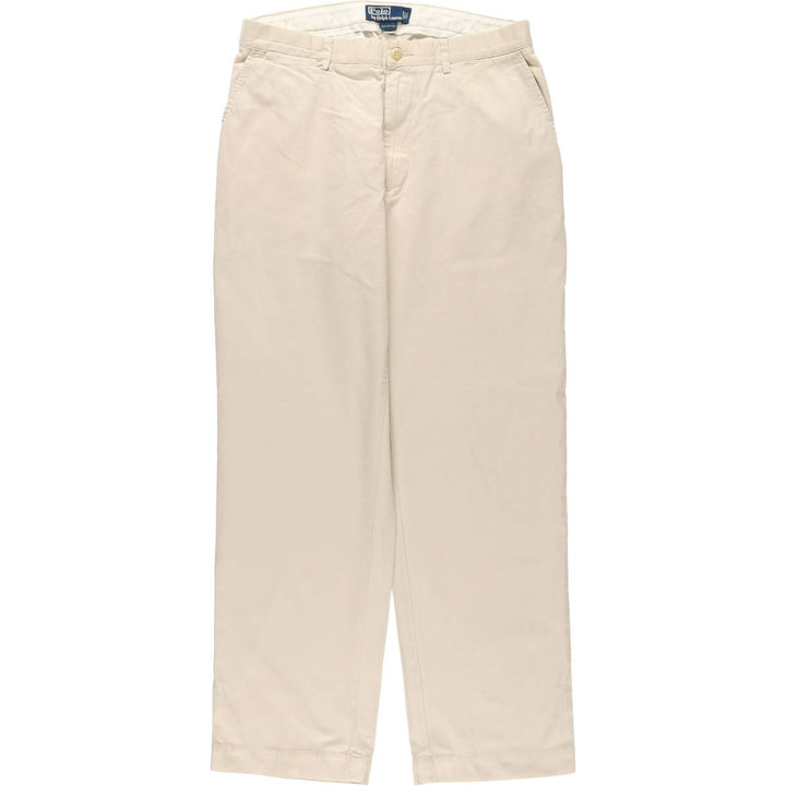 Ralph Lauren POLO by Ralph Lauren Chino Pants Men's W33 equivalent cotton ivory Vintage Second Hand