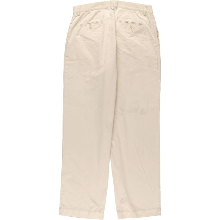 Ralph Lauren POLO by Ralph Lauren Chino Pants Men's W33 equivalent cotton ivory Vintage Second Hand