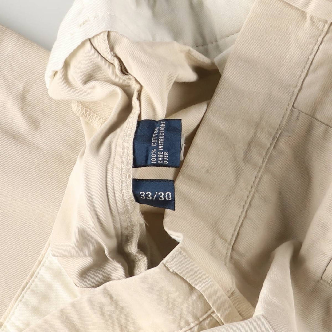 Ralph Lauren POLO by Ralph Lauren Chino Pants Men's W33 equivalent cotton ivory Vintage Second Hand