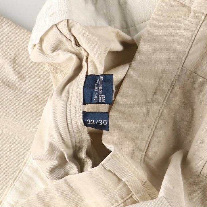 Ralph Lauren POLO by Ralph Lauren Chino Pants Men's W33 equivalent cotton ivory Vintage Second Hand