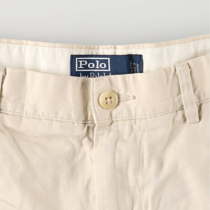 Ralph Lauren POLO by Ralph Lauren Chino Pants Men's W33 equivalent cotton ivory Vintage Second Hand