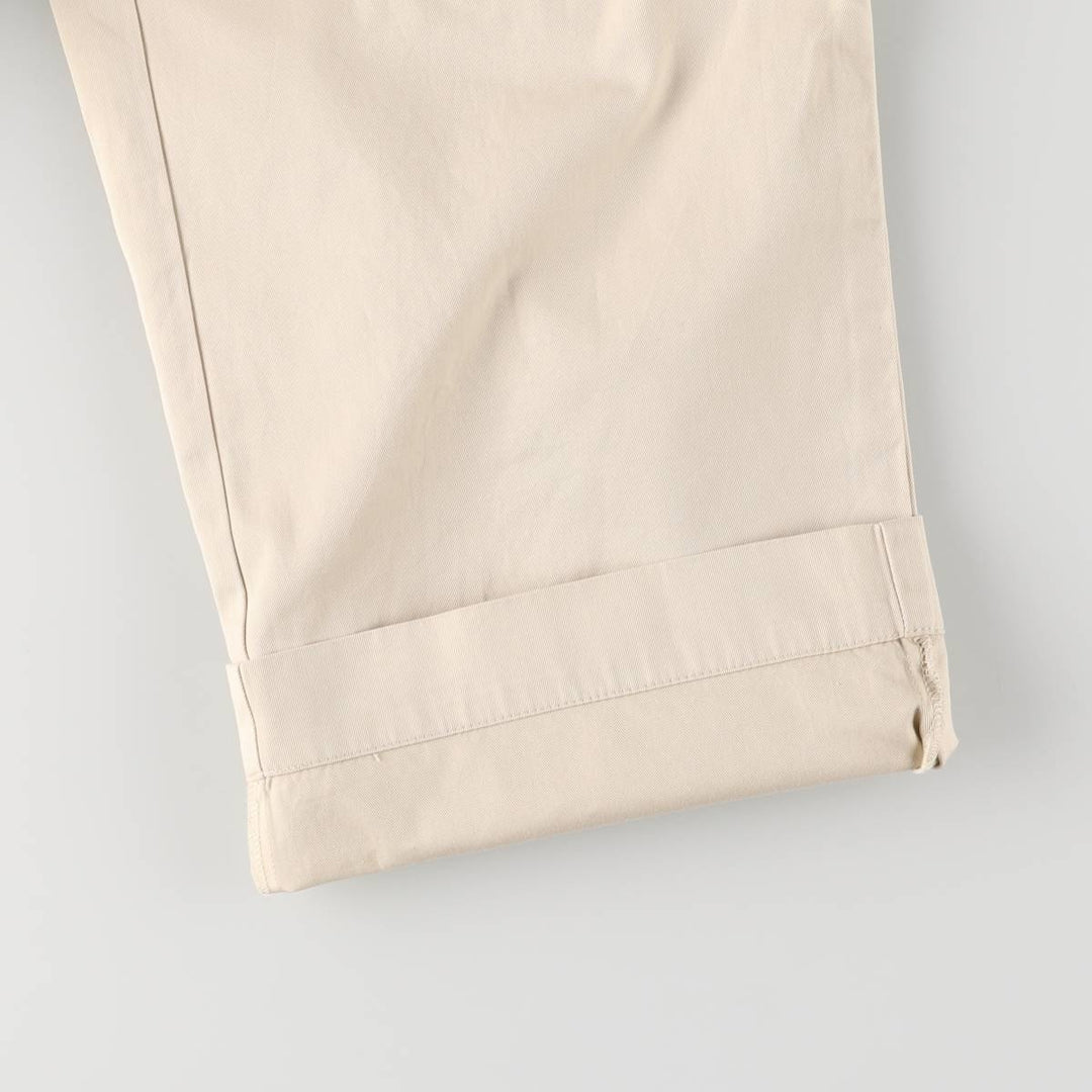 Ralph Lauren POLO by Ralph Lauren Chino Pants Men's W33 equivalent cotton ivory Vintage Second Hand