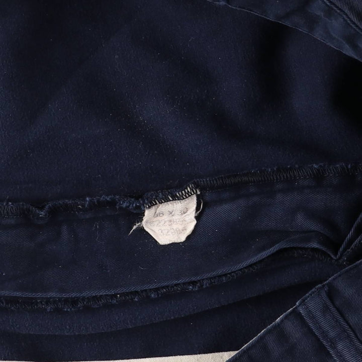 Ralph Lauren POLO RALPH LAUREN ANDREW PANT Two-pleat chino pants Men's size W35 cotton navy blue type Vintage Second Hand