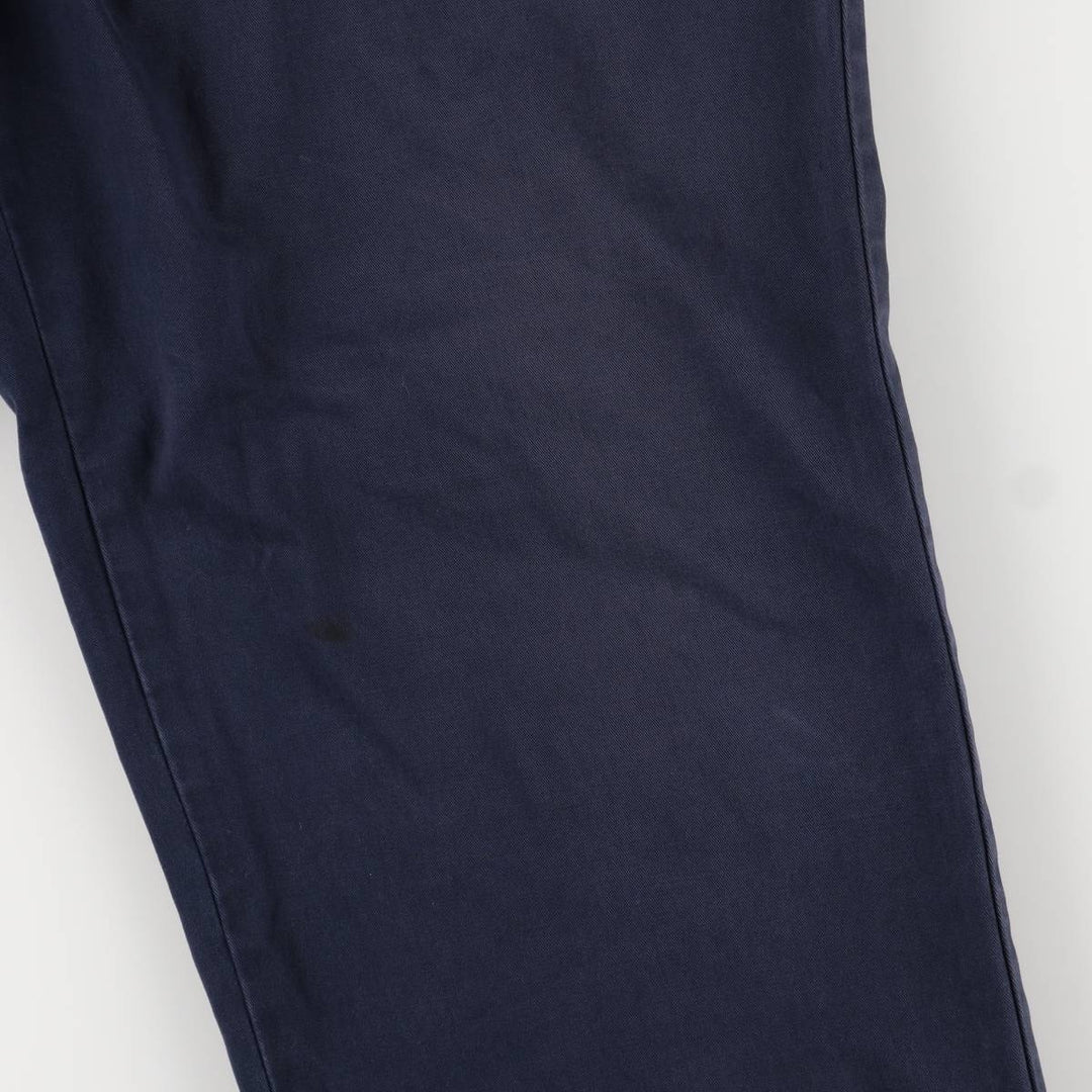 Ralph Lauren POLO RALPH LAUREN ANDREW PANT Two-pleat chino pants Men's size W35 cotton navy blue type Vintage Second Hand