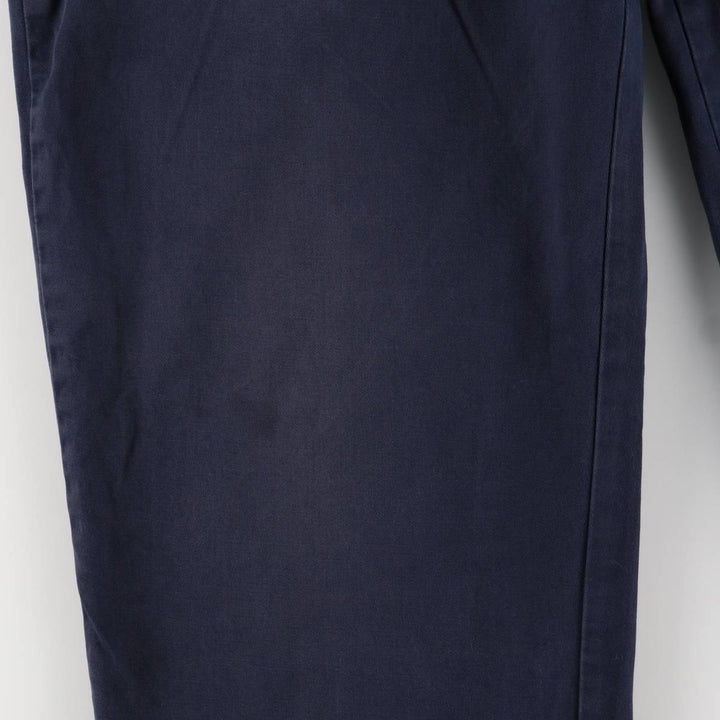 Ralph Lauren POLO RALPH LAUREN ANDREW PANT Two-pleat chino pants Men's size W35 cotton navy blue type Vintage Second Hand