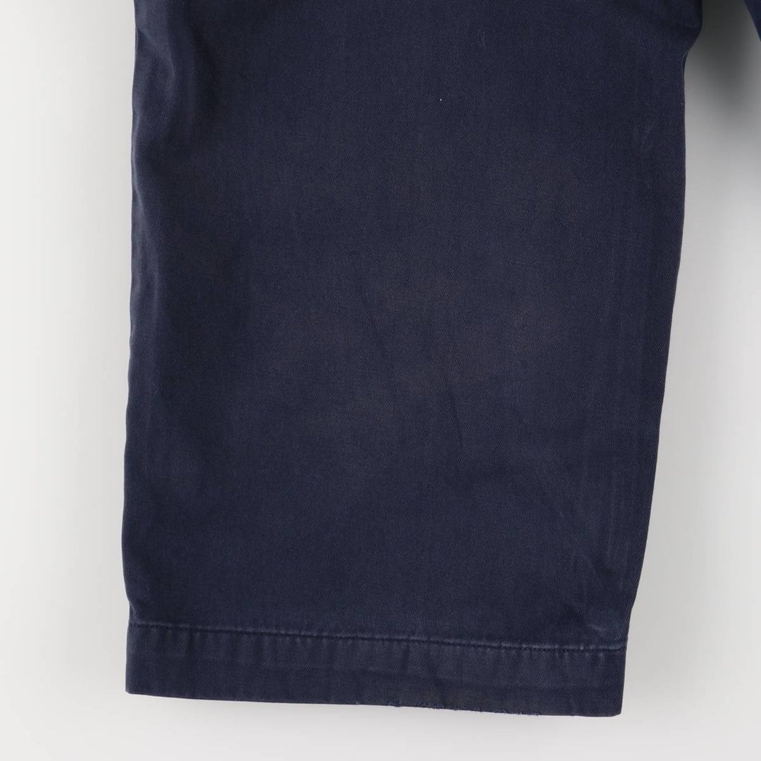 Ralph Lauren POLO RALPH LAUREN ANDREW PANT Two-pleat chino pants Men's size W35 cotton navy blue type Vintage Second Hand