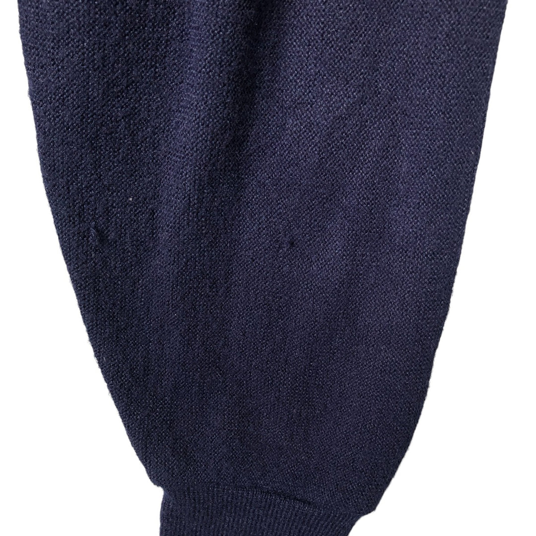 STEEPLECHASE Knit Cardigan, Men's Size L unclear navy blue type Vintage Second Hand