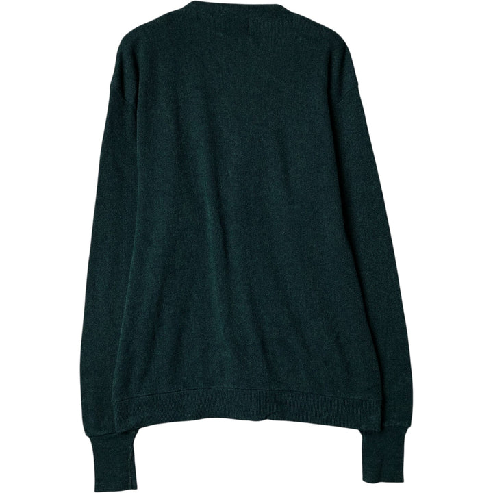 Cypress Links Knit Cardigan, Made in USA, Men's XL unclear Green type dark green Vintage Second Hand