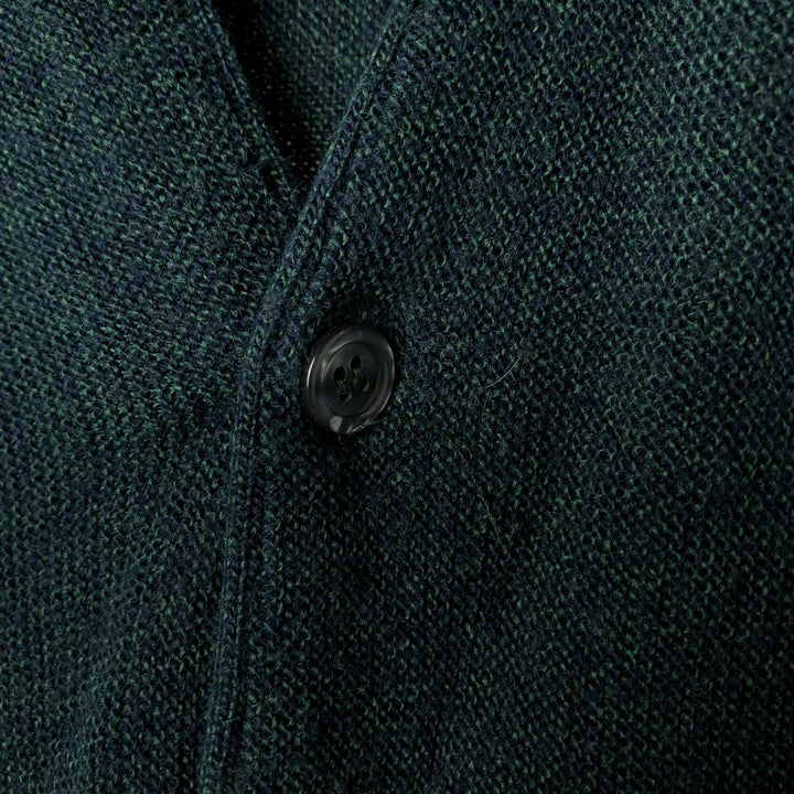 Cypress Links Knit Cardigan, Made in USA, Men's XL unclear Green type dark green Vintage Second Hand