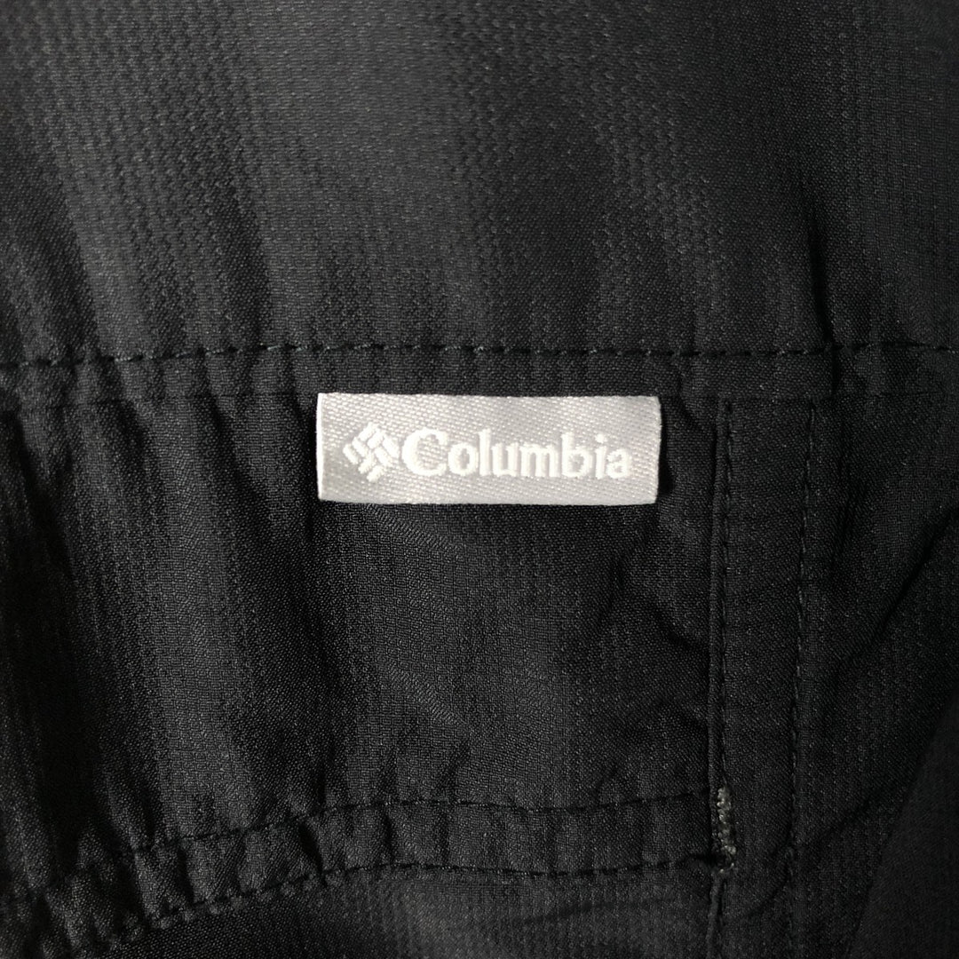 Columbia OMNI-SHIELD SUN PROTECTION Long Sleeve Fishing Shirt, Men's Size L Nylon black type Vintage Second Hand