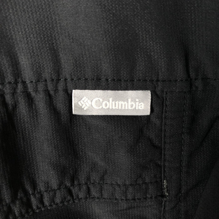 Columbia OMNI-SHIELD SUN PROTECTION Long Sleeve Fishing Shirt, Men's Size L Nylon black type Vintage Second Hand