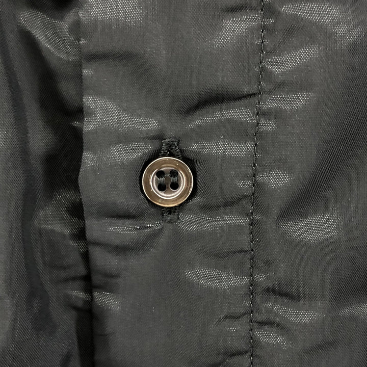 COMME CA DU MODE Long Sleeve Polyester Shirt, Men's Size L polyester black type Vintage Second Hand