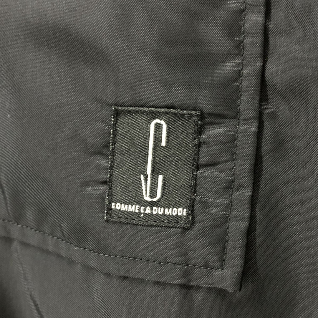 COMME CA DU MODE Long Sleeve Polyester Shirt, Men's Size L polyester black type Vintage Second Hand