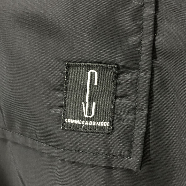 COMME CA DU MODE Long Sleeve Polyester Shirt, Men's Size L polyester black type Vintage Second Hand