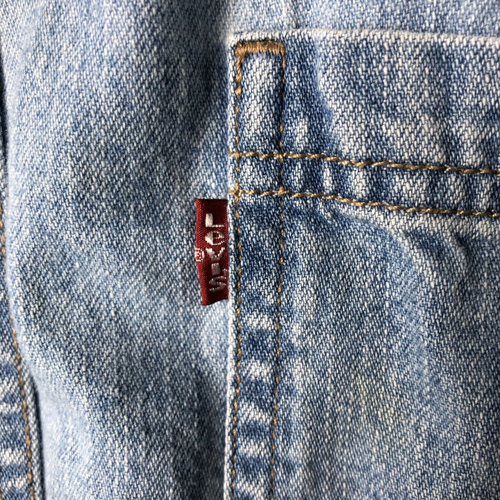 Levi's Red Tab Long Sleeve Denim Shirt, Men's Size L cotton Blue type light blue Vintage Second Hand