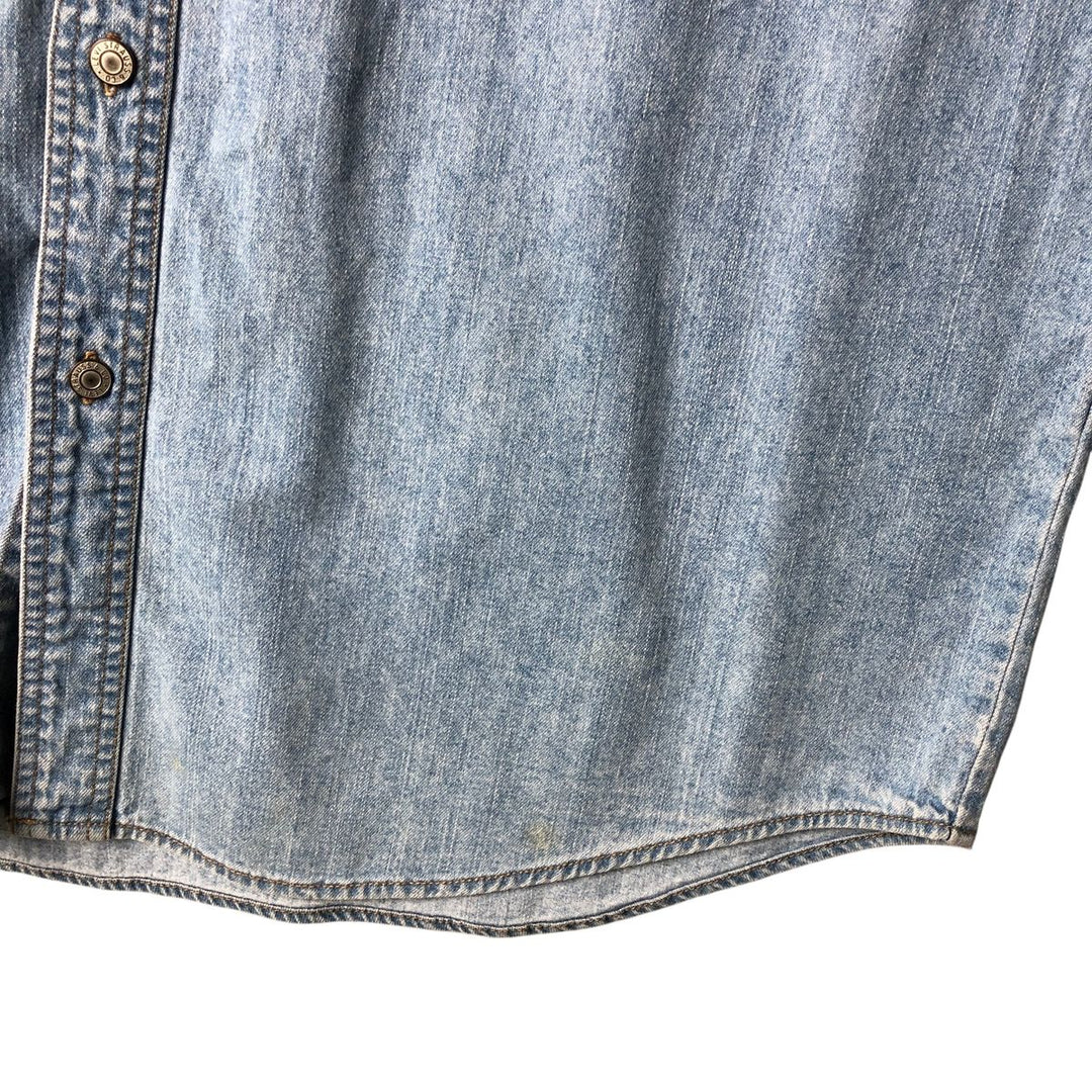 Levi's Red Tab Long Sleeve Denim Shirt, Men's Size L cotton Blue type light blue Vintage Second Hand