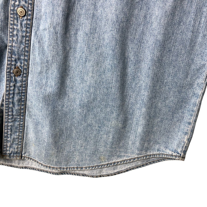 Levi's Red Tab Long Sleeve Denim Shirt, Men's Size L cotton Blue type light blue Vintage Second Hand